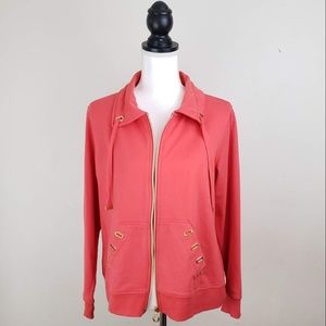 Three Hearts Coral Orange Active Wear Jack…